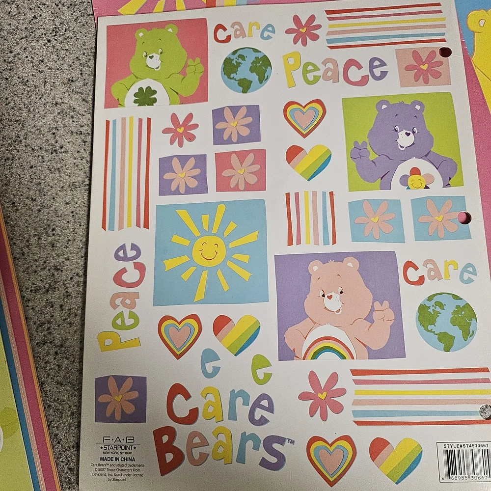 Care Bears & Strawberry - Bright Pastel Characters